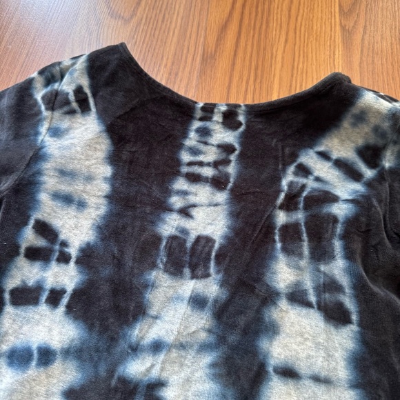 All Saints Raffi Velvet Tie Dye Bodysuit Size 2 - Picture 8 of 9